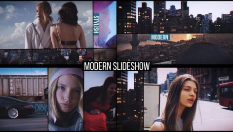 دانلود پروژه آماده افترافکت با موزیک : اسلایدشو Modern Slideshow