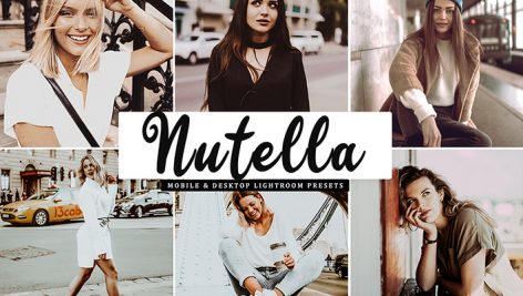 دانلود پریست لایت روم و Camera Raw و اکشن: Nutella Mobile Desktop Lightroom Presets