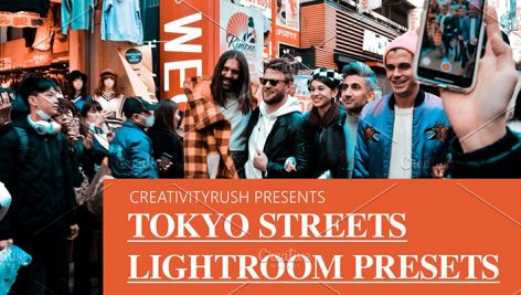 پریست لایت روم 6 عددی موبایل و دسکتاپ : Tokyo Streets Lightoom Presets