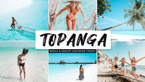 دانلود پریست لایت روم و Camera Raw و اکشن: Topanga Mobile Desktop Lightroom Presets