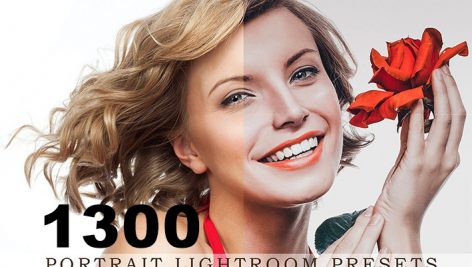 
۱۳۰۰ پریست لایت روم عکس پرتره Portrait Lightroom Presets