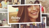 پروژه افترافکت با موزیک اسلایدشو خاطره تعطیلات Holiday Photo Slideshow