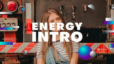 پروژه افترافکت با موزیک : وله کوتاه Energy Intro
