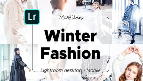 پریست لایت روم دسکتاپ و موبایل تم اسپرت زمستانی Lightroom Presets Winter Fashion