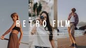 پریست لایت روم دسکتاپ و موبایل تم سینمایی RETRO FILM Lightroom Presets Pack