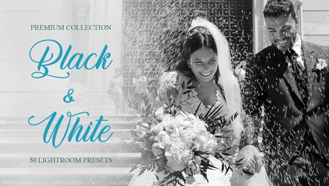 پریست لایت روم و براش لایت روم مخصوص عروسی : Black White Presets for Lightroom