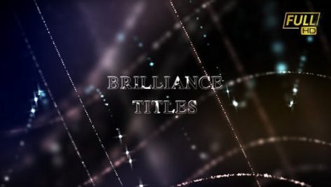 پروژه آماده تایتل افترافکت با موزیک تایتل درخشنده Brilliance Titles Awards Titles