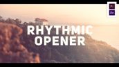 پروژه آماده پریمیر با موزیک تیتراژ و وله ریتمیک Rhythmic Modern Opener