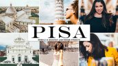 پریست لایت روم و پریست کمرا راو تم برج پیزا Pisa Lightroom Presets Pack
