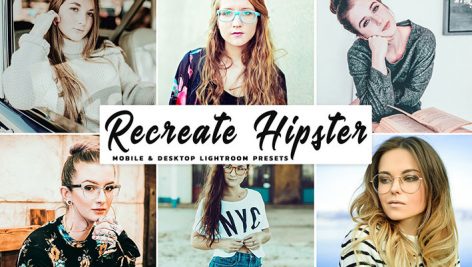 دانلود 34 پریست لایت روم حرفه ای Recreate Hipster Pro Lightroom Preset