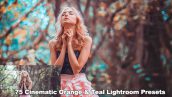 دانلود 75 پریست لایت روم تم سینمایی Cinematic Orange And Teal Lightroom Presets