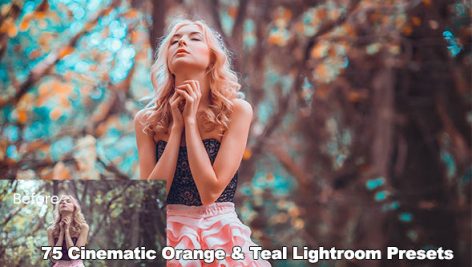 دانلود 75 پریست لایت روم تم سینمایی Cinematic Orange And Teal Lightroom Presets