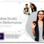 پروژه آماده پریمیر با موزیک معرفی اعضای شرکت Creative Studio Team Performance