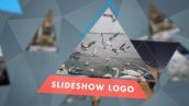 پروژه افترافکت لوگو با موزیک افکت مثلثی Triangular Mini Slideshow Logo Mix