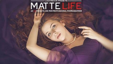 دانلود 20 پریست لایت روم تم رنگ سینمایی Matte Life Lightroom Presets
