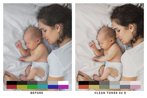 دانلود 50 پریست لایت روم و لات رنگی تم نوزاد Newborn Baby Lightroom Presets