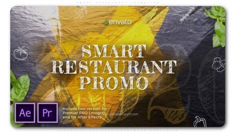 پروژه پریمیر با موزیک تبلیغات معرفی رستوران Smart Restaurant Promotion