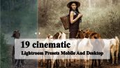 پریست لایت روم دسکتاپ و موبایل تم رنگ سینمایی cinematic Lightroom Presets Mobile And Desktop