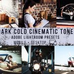 پریست لایت روم دسکتاپ و موبایل تم سینمایی تیره Dark Cinematic Lightroom Presets