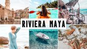 پریست لایت روم و Camera Raw و اکشن تم رنگ مدیترانه Riviera Maya Mobile And Desktop Lightroom Presets