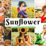 پریست لایت روم و پریست کمرا راو تم گل آفتابگردان Sunflower Lightroom Presets Pack