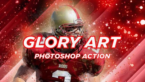دانلود اکشن فتوشاپ نقاط نورانی Glory Art Photoshop Action