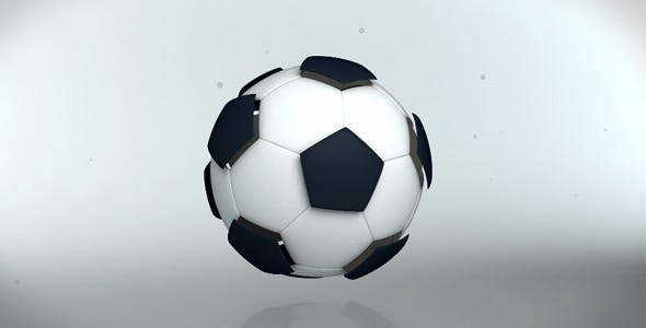 پروژه افترافکت لوگو با موزیک افکت توپ فوتبال Sport Logo Reveler Football