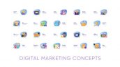 پروژه افترافکت موشن گرافیک دیجیتال مارکتینگ Digital Marketing Concepts