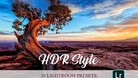 پریست لایت روم تم کنتراست نور HDR Style Lightroom Presets