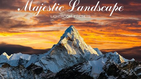 50 پریست لایتروم و براش لایت روم طبیعت باشکوه Majestic Landscape Lightroom Presets