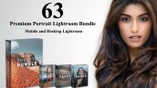 63 پریست لایت روم دسکتاپ و موبایل حرفه ای پرتره Premium Portrait Lightroom Bundle