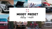 دانلود 8 پریست لایت روم وسایل نقلیه Moody Car Preset