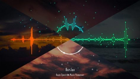پروژه افتر افکت موزیک اکولایزر Audio Spectrum Music Visualizer