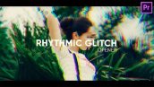 پروژه پریمیر اسلایدشو با موزیک افکت گلیچ Rhythmic Glitch Opener for Premiere Pro