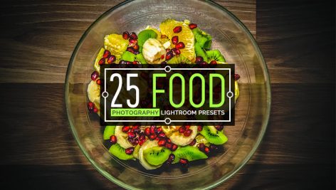 25 پریست لایت روم مخصوص عکس غذا Food Photography Lightroom Presets