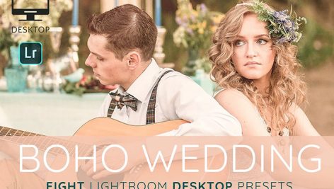 8 پریست لایت روم عروسی Boho wedding Lightroom presets