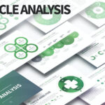 قالب حرفه ای پاورپوینت آنالیز تم دوار Circle Analysis PowerPoint Infographics Slides