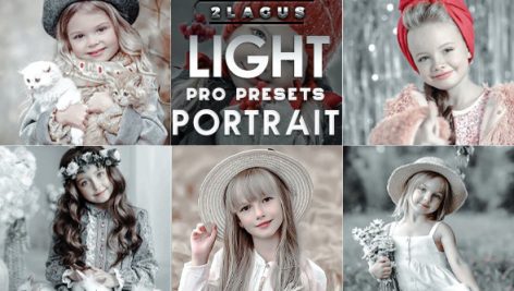 پریست لایت روم و کمرا راو پرتره کودک Light Portrait Presets Mobile and Desktop Lightroom