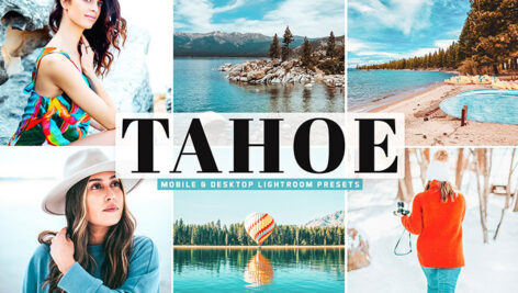 34 پریست لایت روم و پریست کمرا راو دریاچه تاهو Tahoe Mobile & Desktop Lightroom Presets