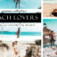 پریست آماده لایت روم Beach Lovers Desktop Lightroom Presets Graphic
