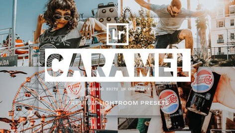 پریست لایت روم دسکتاپ و موبایل تم کارامل Caramel Lightroom Presets