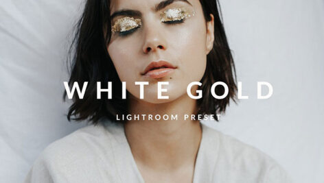 پریست لایت روم و کمرا راو تم سفید طلایی White Gold Lightroom Desktop Preset