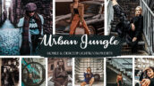 20 پریست لایت روم حرفه ای عکاسی خیابانی Urban Jungle Mobile & Desktop Presets Street Style Presets