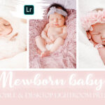 20 پریست لایت روم حرفه ای نوزاد Newborn Baby Mobile & Desktop Lightroom Presets