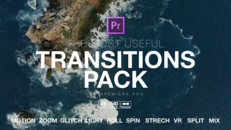 ۳۰۰ ترانزیشن پریمیر با افکت صوتی The Most Useful Transitions Pack