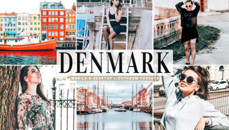 34 پریست لایت روم و پریست CameraRaw تم دانمارک Denmark Pro Lightroom Presets