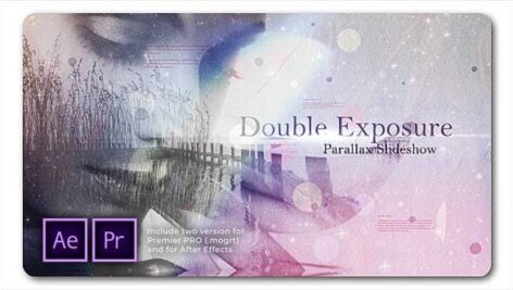 
پروژه پریمیر اسلایدشو با موزیک دابل اکسپوژر پارالاکس Double Exposure Parallax Slideshow