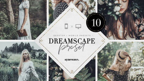 پریست لایت روم دسکتاپ و موبایل تم رویایی Dreamscape Lightroom Presets Bundle