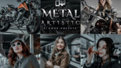 15 پریست لایت روم و پریست کمرا راو فتوشاپ تم فلز Artistic Metal Lightroom Presets