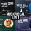 پروژه افتر افکت با موزیک اکولایزر شیشه ای Glass Audio React Music Visualizer